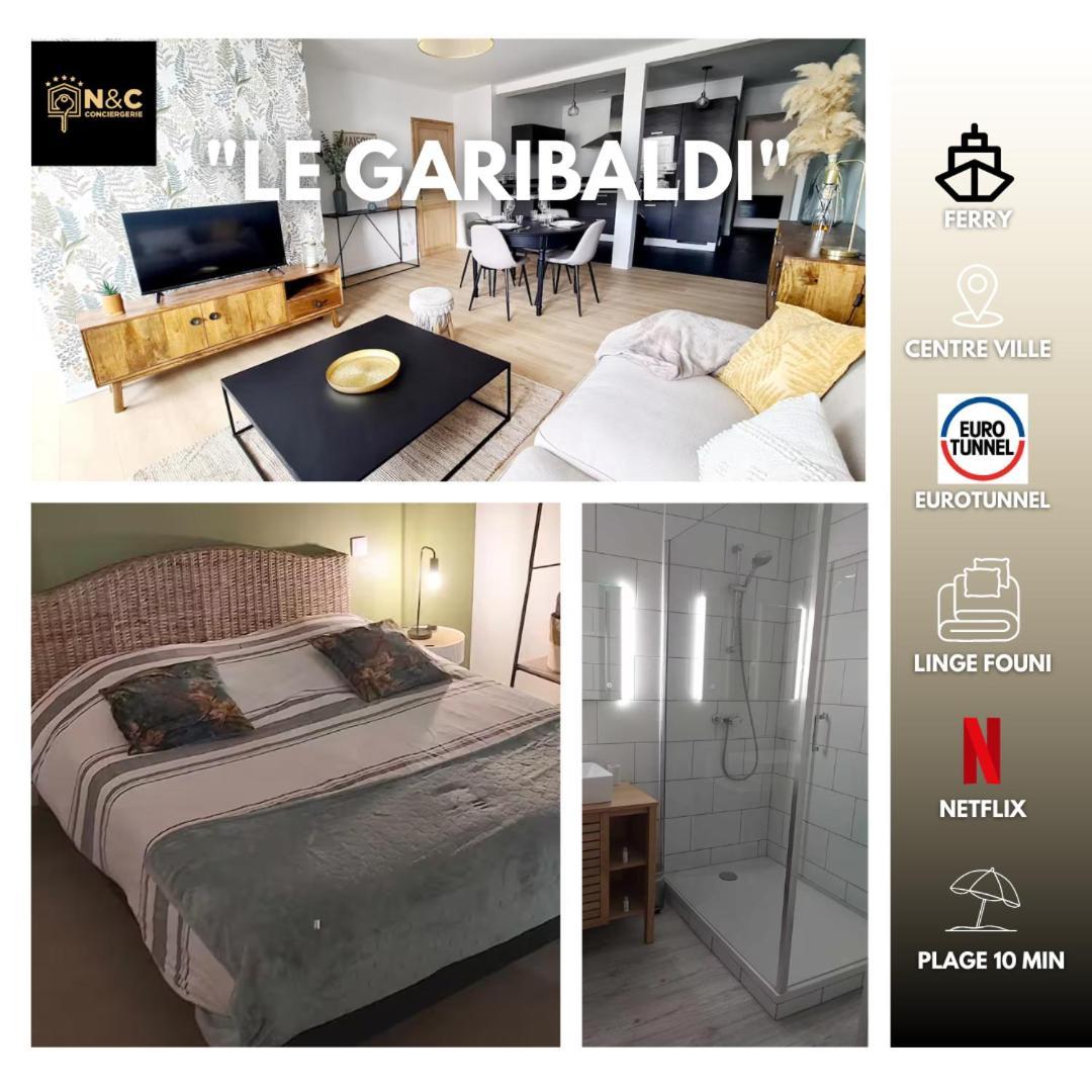 Garibaldi De Calais Fonctionnelle Nouvelle Renovation Jardin Prive Apartment Bagian luar foto